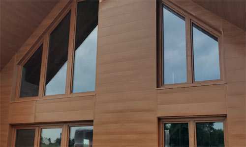 Siding facade panels